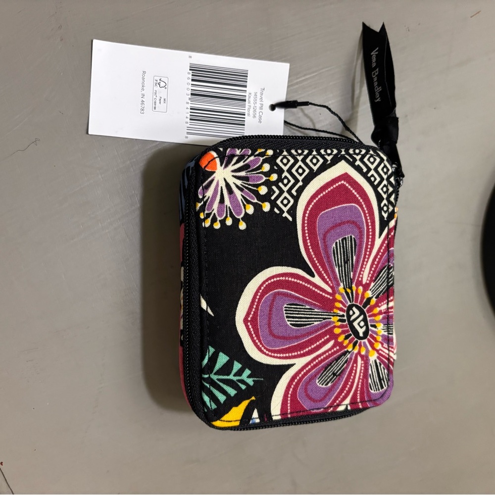Vera Bradley Multicolor Floral Cosmetic Bag